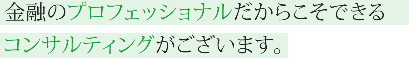 H&Pコンサルティンググループ 株式会社 プロシード 金融のプロフェッショナルだからこそできるコンサルティングがございます。